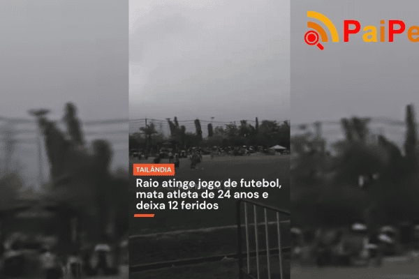 Raio atinge jogo de futebol, mata atleta de 24 anos e deixa 12 feridos