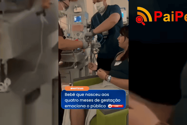 Bebê que nasceu aos quatro meses de gestação emociona o público