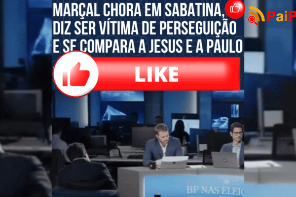 Marçal chora em sabatina, diz ser vítima de perseguição e se compara a Jesus e a Paulo