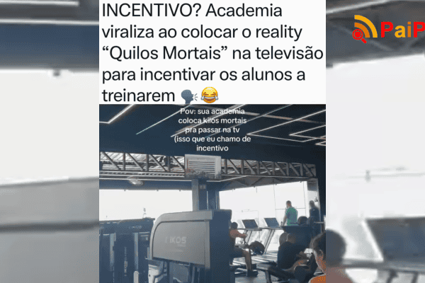 Academia viraliza ao colocar o reality “Quilos Mortais” na televisão para incentivar os alunos a treinarem