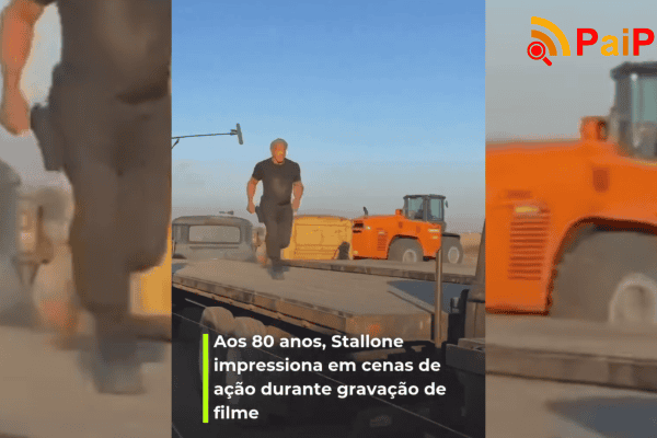 Aos 80 anos, Stallone impressiona em cenas de ação durante gravação de filme
