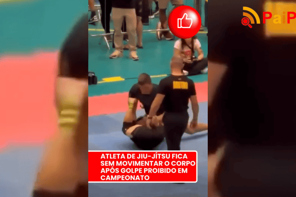Atleta de jiu-jitsu fica sem movimentar o corpo após golpe proibido em campeonato