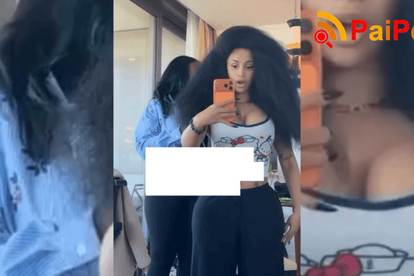 Cardi B surpreende ao revelar cabelo natural após tirar tranças