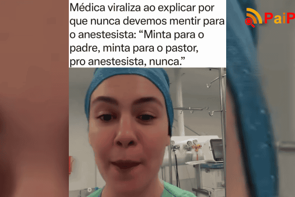 Médica viraliza ao explicar por que nunca devemos mentir para o anestesista: “Nunca”