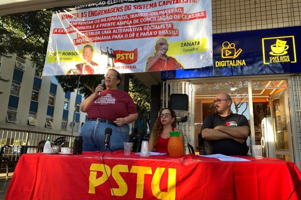 PSTU-DF lança Professor Robson ao GDF e Zanata ao Senado em convenção