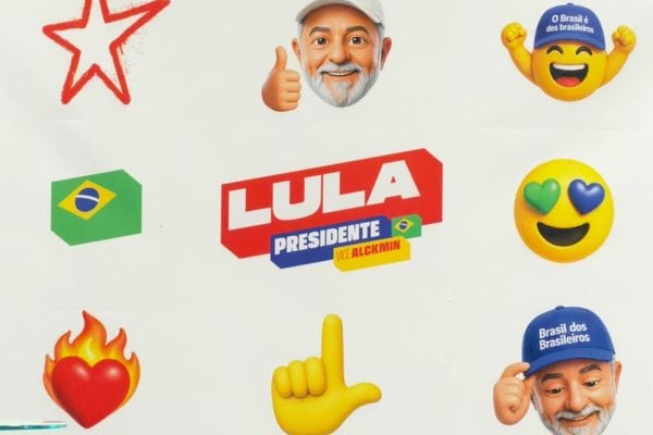 Campanha de Lula divulga pacote de figurinhas para redes sociais