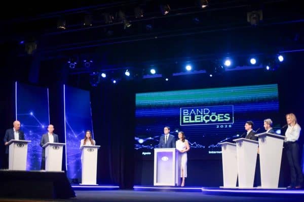 Debate na Band reúne principais candidatos ao GDF nas Eleições 2026