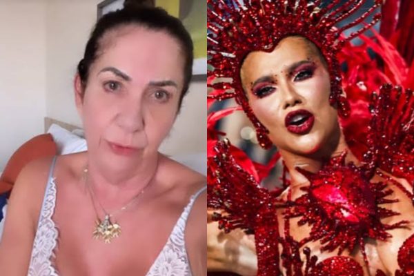 Mãe de Virginia comenta saída da filha como rainha de bateria da Grande Rio
