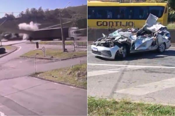 Tragédia na Fernão Dias: Taxista perde esposa e filho em acidente