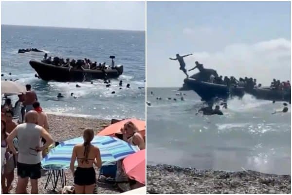 Turistas em Cartagena são pegos de surpresa por barco com migrantes