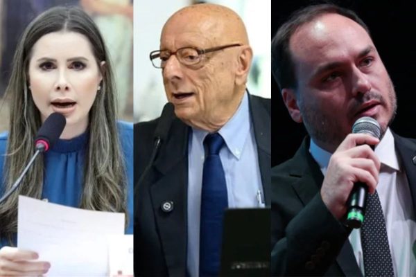 Pesquisa Quaest: Amin lidera com 19% para o Senado em SC; Carlos Bolsonaro tem 16%