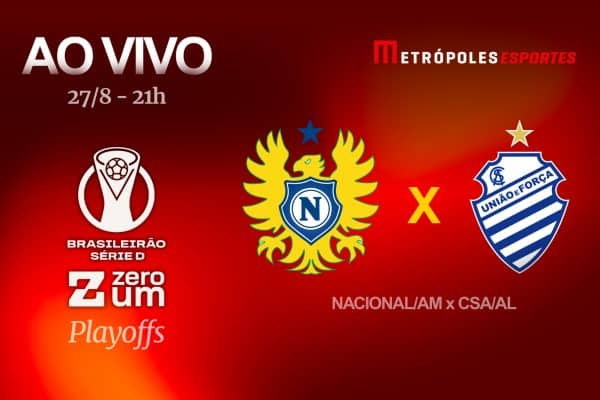 Nacional-AM x CSA-AL: Jogo de Ida do Playoff da Série D ZeroUm ao Vivo