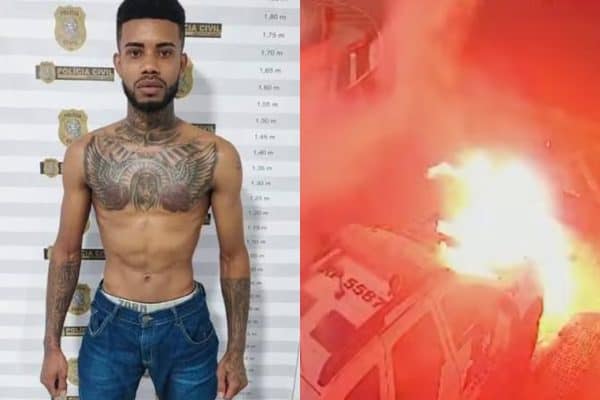 Suspeito que dançou antes de explodir viatura da PM é preso no ES