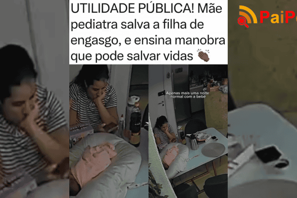 Mãe pediatra salva a filha de engasgo, e ensina manobra que pode salvar vidas