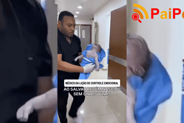 Médico dá lição de controle emocional ao salvar recém-nascido sem sinais vitais