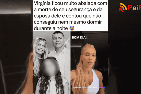 Virgínia ficou muito abalada com a morte de seu segurança e da esposa dele
