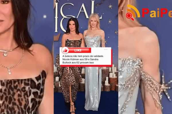 A beleza não tem prazo de validade. Nicole Kidman aos 59 e Sandra Bullock aos 62 provam isso