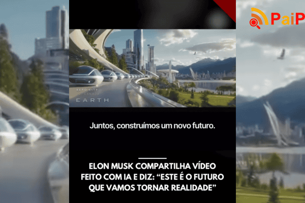 “Elon Musk compartilha vídeo feito com IA e diz: ‘Este é o futuro que vamos tornar realidade’