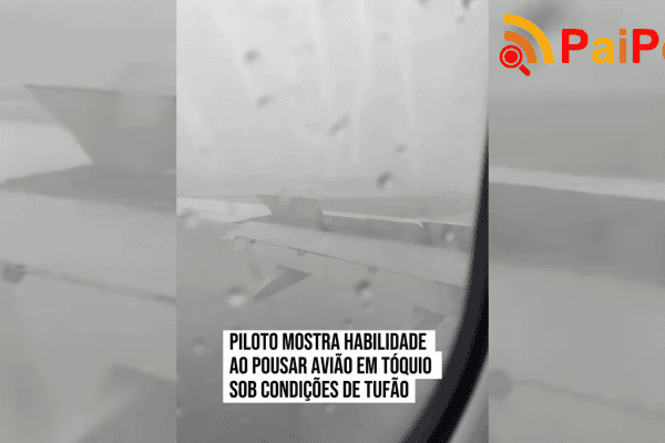 Piloto mostra habilidade ao pousar avião em Tóquio sob condições de tufão