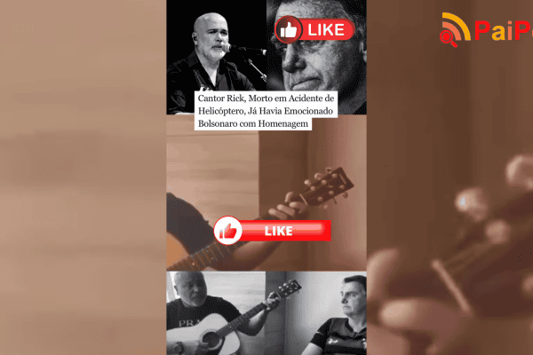 Cantor Rick, morto em acidente de Helicóptero, já havia emocionado Bolsonaro com homenagem