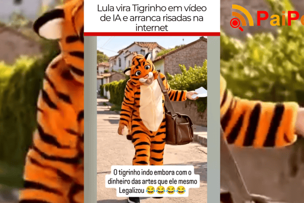 Lula vira Tigrinho em video de IA e arranca risadas na internet