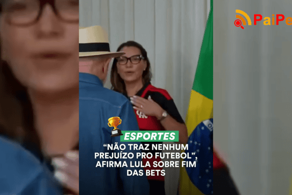 “Não traz nenhum prejuízo pro futebol”, afirma Lula sobre fim das bets.