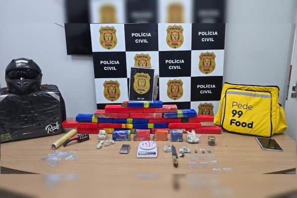 PCDF desmantela local de venda de drogas em Samambaia; homem é preso