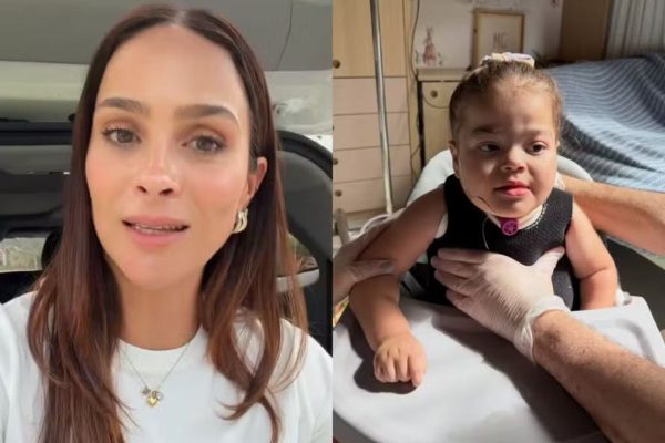 Letícia Cazarré atualiza estado de saúde da filha após convulsões