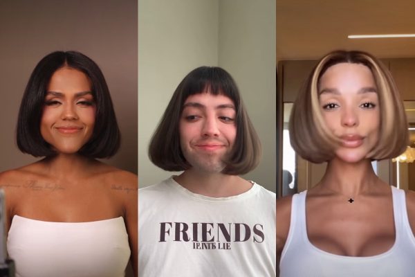 Nova trend de IA transforma visual de famosos com cabelos curtos