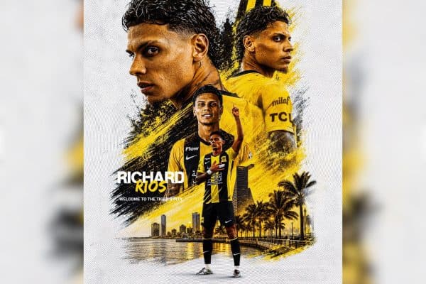 Richard Ríos, ex-Palmeiras, é o novo reforço do Al-Ittihad por empréstimo