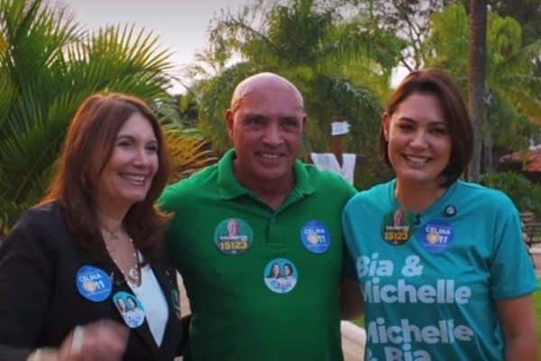 Michelle, Bia e Wellington promovem mutirão de fraldas em instituição no DF