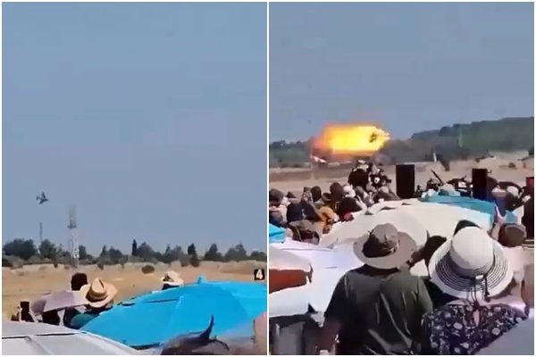 Caça da Força Aérea Grega explode em show aéreo em Atenas e mata dois pilotos