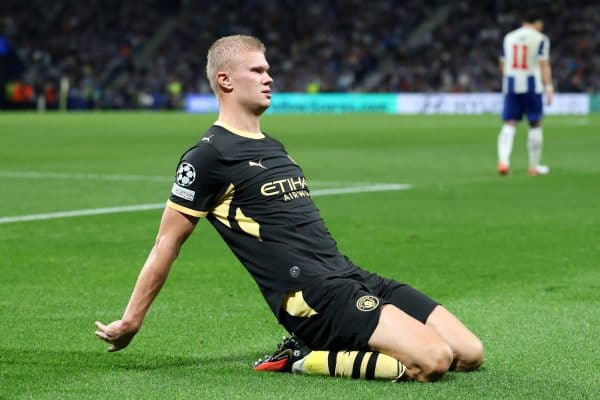 Haaland brilha com dois gols e Manchester City vence Porto na estreia da Champions