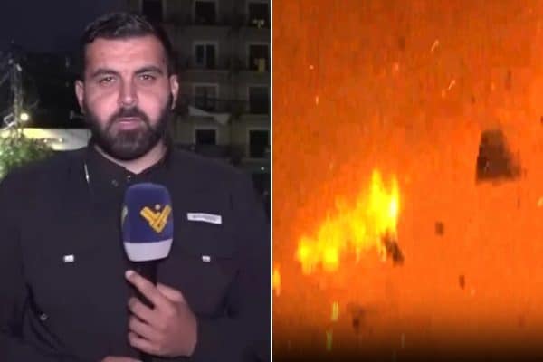 Repórter de TV sobrevive a ataque israelense no sul do Líbano