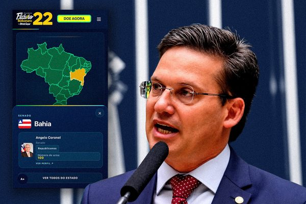 Flávio Bolsonaro omite João Roma de lista de apoio em campanha na Bahia