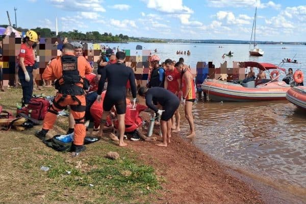 Bombeiros resgatam 3 vítimas de afogamento em diferentes regiões do DF em 1h