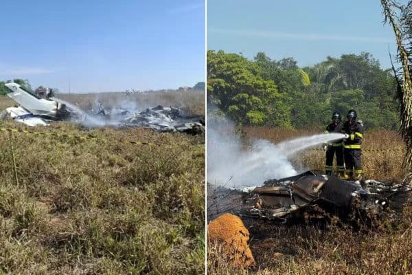 Polícia investiga queda de avião em Mato Grosso por possível tráfico internacional