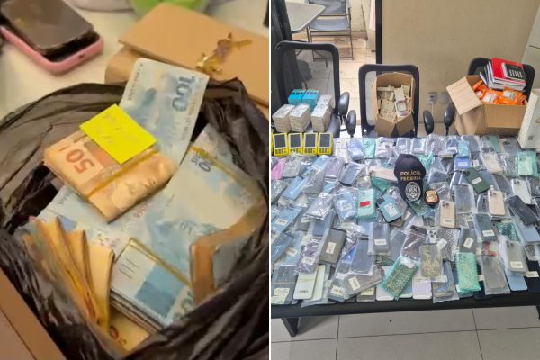 PF encontra saco de lixo cheio de dinheiro na casa do “PM dos iPhones” no RJ