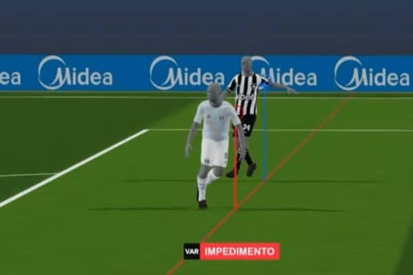 CBF confirma anulação do gol do Grêmio por impedimento de 1 cm