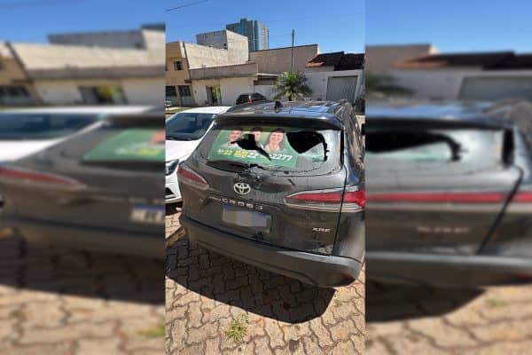 Equipe de Maria Yvelonia em Goiás relata ataque a carro de campanha