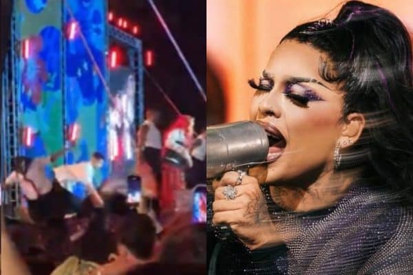 Palco desaba em show de Gloria Groove e dançarinos têm estado atualizado