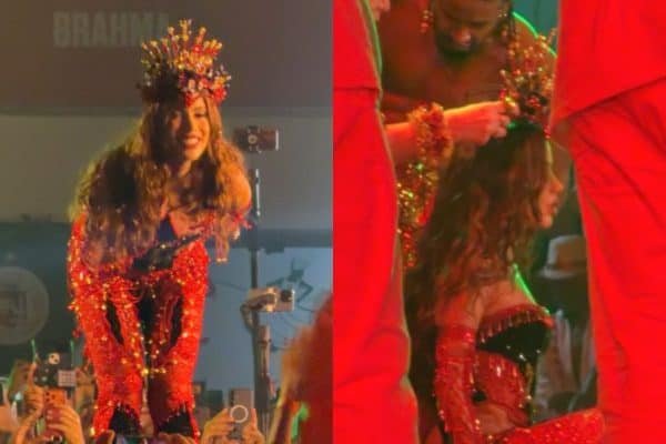 Anitta é coroada rainha de bateria da Grande Rio em evento especial