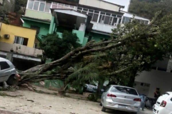 Defesa Civil emite alerta de ventania para celulares no RJ