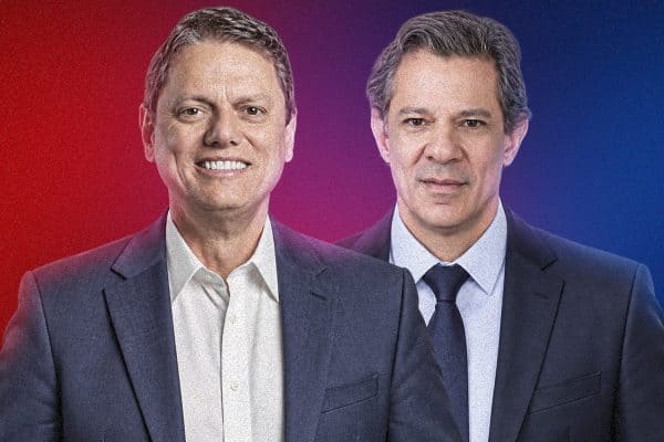 Pesquisa Atlas: Tarcísio lidera com 55,2% contra 41% de Haddad em SP