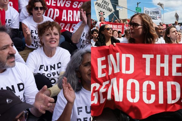 Susan Sarandon e Hannah Einbinder são detidas em protesto contra Netanyahu em Nova York