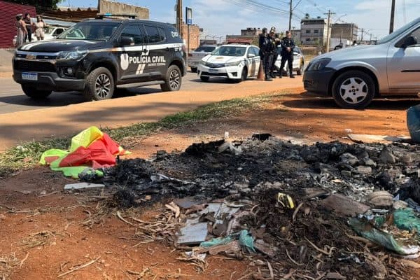 Polícia encontra mãe de recém-nascido carbonizado no Recanto das Emas