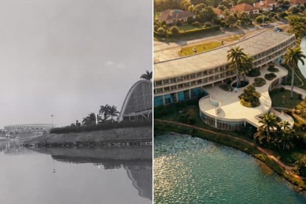 IA recria hotel de Niemeyer nunca concluído na Pampulha, BH