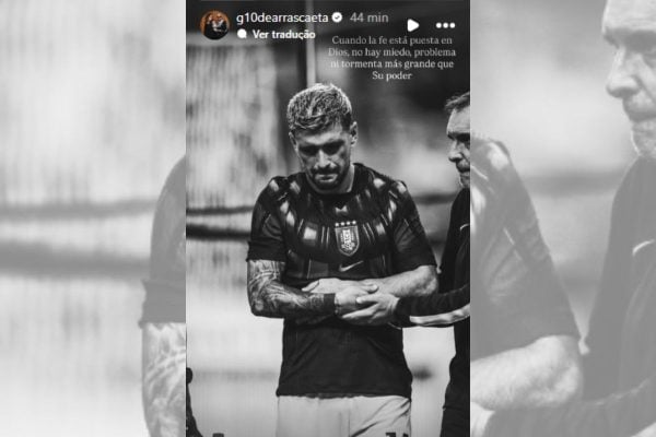 Arrascaeta fala sobre fé após confirmar lesão no punho durante jogo