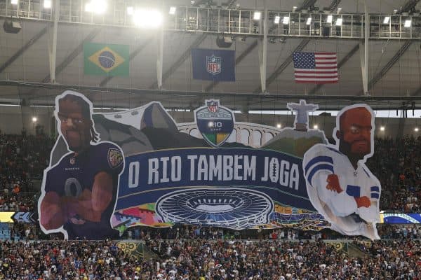 NFL no Rio de Janeiro atrai torcedores de 67 países em jogo emocionante