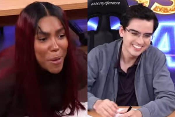 Carol Lekker urina ao vivo e Dudu Camargo não se contém; veja o vídeo